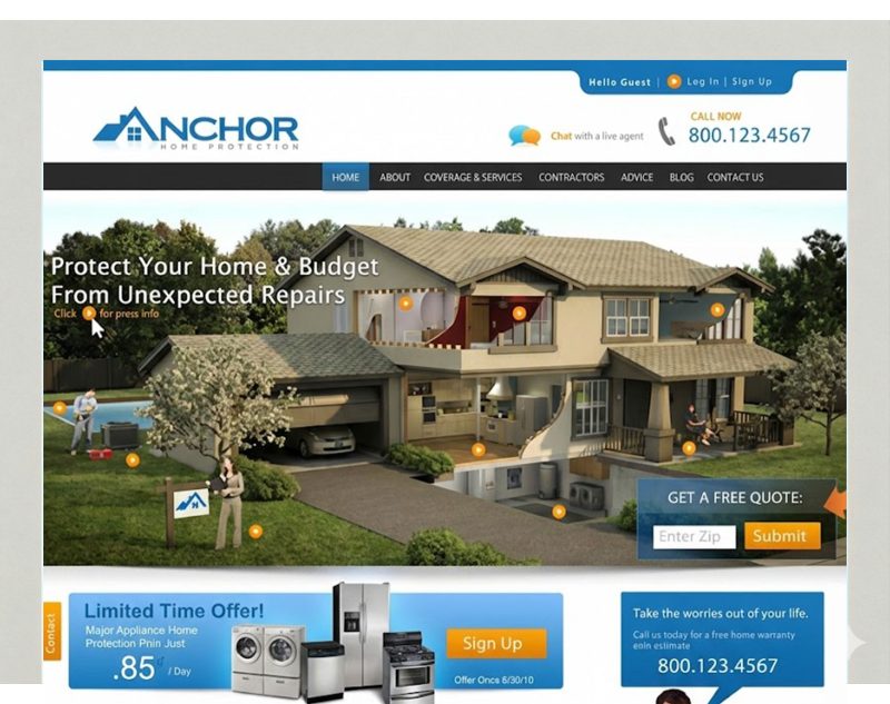 Home warranty project preview