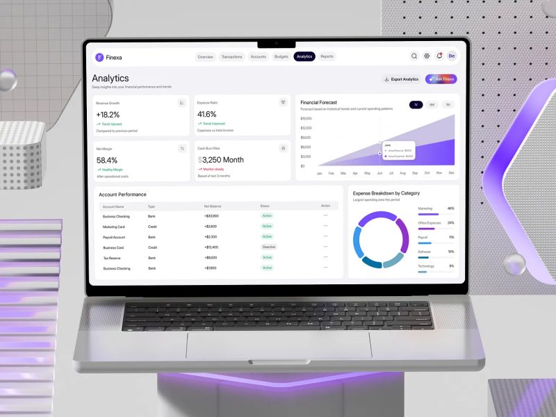 Custom CRM project preview